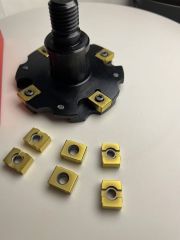 Customized Disc slot cutter with threaded shank with Tungsten carbide inserts T type cutte