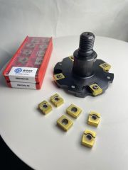 Customized Disc slot cutter with threaded shank with Tungsten carbide inserts T type cutte