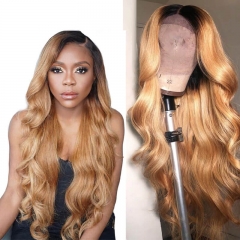 blonde ombre human hair wig