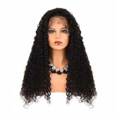 Full Lace Wigs Deep Curly Human Hair Brazilian Remy Hair Swiss Lace
