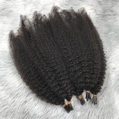 Brazilian Most Popular Raw Unprocessed Cuticle Aligned 100% Virgin Human Hair I Tip Hair Extensions