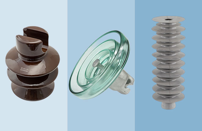 Difference Between the Porcelain Insulator、Glass Insulator and Composite Insulator