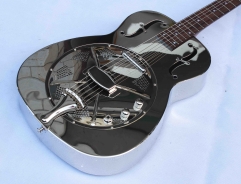 Metal body guitar, resonator guitar