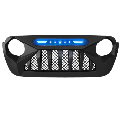Grill for Jeep Wrangler JL 2018 on  with DRL