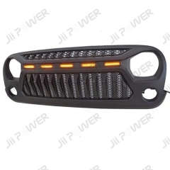 Grill with Amber Light for Jeep Wrangler JK