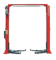 TLT240SCA Hydraulic two post lift with floor plate with a capacity of 4 t and electromagnetic unlock