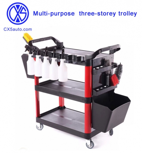 Multi-purpose tool car three-storey trolley car beauty shop wash Car Shop work car