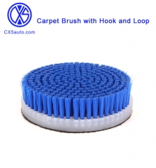 Carpet Brush with Hook and Loop Attachment