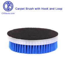 Carpet Brush with Hook and Loop Attachment