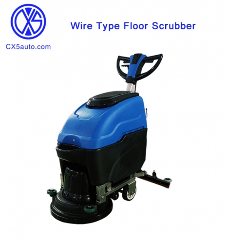 Wire Type Floor Scrubber with Butterfly Handle