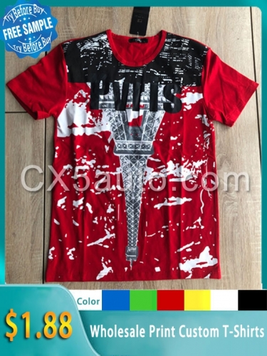 Wholesale 2020 Newest custom made print t shirt men