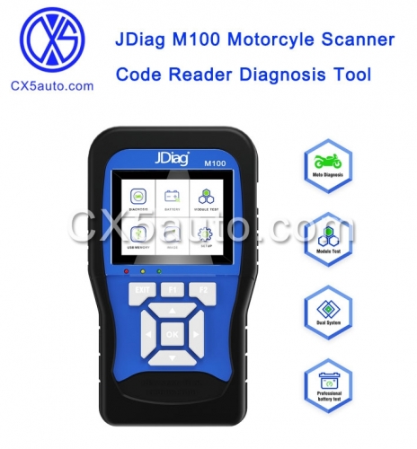 JDiag M100 Motorcycle Scanner Code Reader Diagnosis Tool