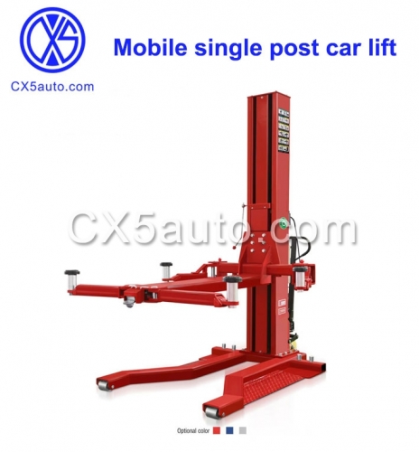 2.7ton Mobile single post lift