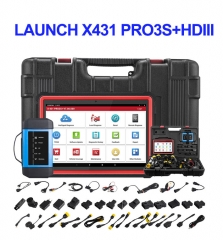 2023 New LAUNCH X431 PRO3S+HDIII,Diesel&Gasoline Bidirectional Diagnostic Scan Tool, 12VCars & 24VHeavy Duty Trucks