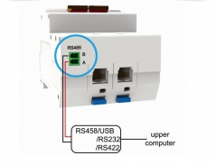 RS485 Modbus leakage circuit breaker intelligent remote control open protocol leakage protection 2P 4P (VLM+AVW)