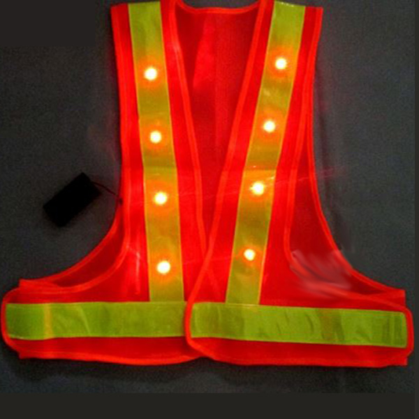 LED Safety Reflective Vest High-Visibility Reflective Led Safety Vest