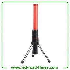 41cm 2XD Battery Red Led Traffic Wands Led Traffic Batons Led Batons With Tripod