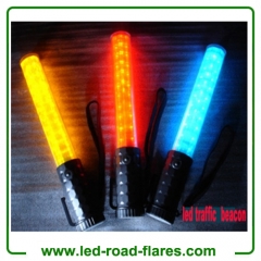 3XAA Battery 30cm Led Traffic Wands Led Traffic Batons With Anti-slip Handle