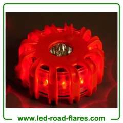 Red Blue Amber Orange Non-rechargeable Led Flares With Flashlight