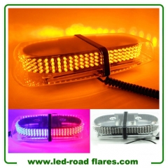 240 LEDs Car Auto Rooftop Flashing Strobe Emergency Vehicle Warning Police Lights Bars Shell Yellow Amber