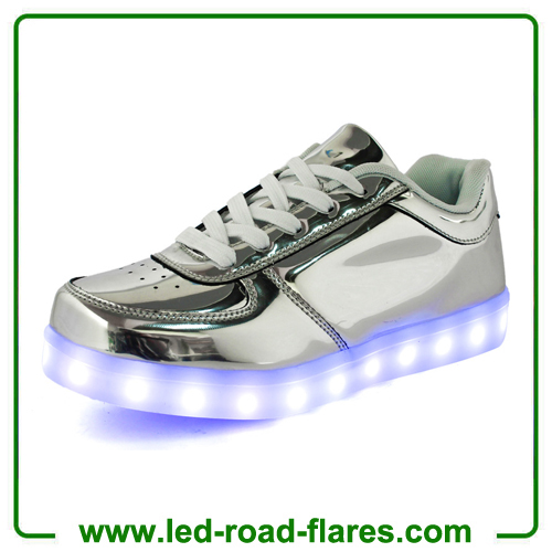 Unisex Led Shoes 2017 New Men LED Shoes Fashion Growing Luminous Light Shoes For Adult Pink Golden Silver Casual Shoes