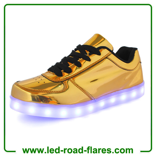 Unisex Led Shoes 2017 New Men LED Shoes Fashion Growing Luminous Light Shoes For Adult Pink Golden Silver Casual Shoes