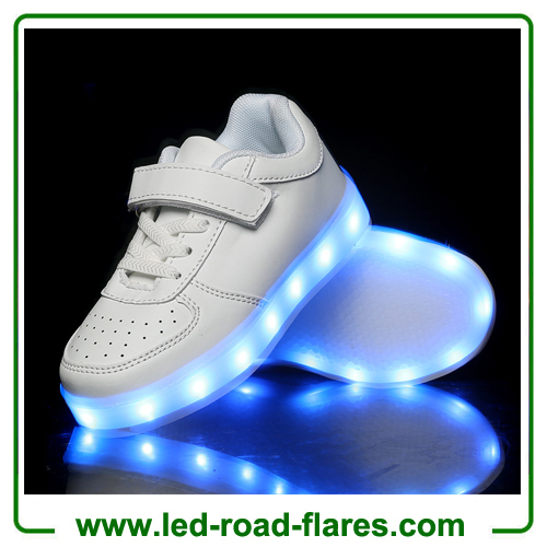 Black White Children Kids Led Light Up Shoes For Kids Led Light Up Sneakers