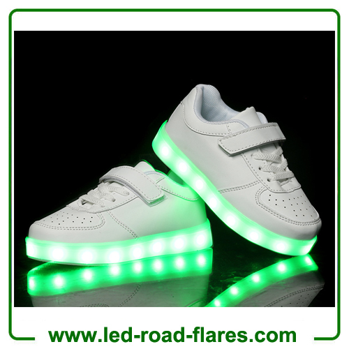 Black White Children Kids Led Light Up Shoes For Kids Led Light Up Sneakers