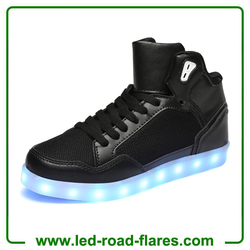 China Led Shoes Manufacturer Wholesales USB Charging Flashing Fluorescent Led Shoes