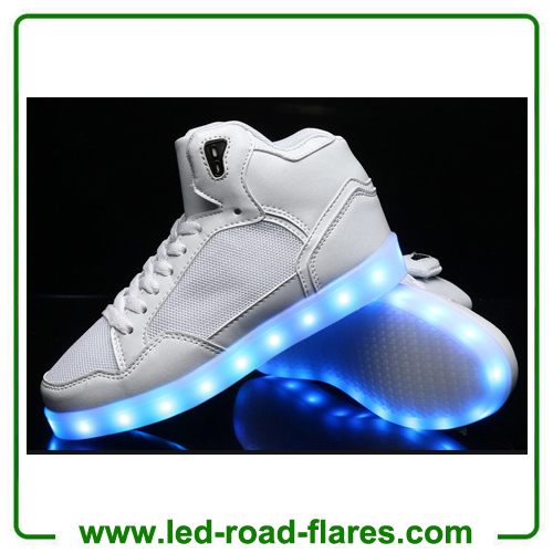 China Led Shoes Manufacturer Wholesales USB Charging Flashing Fluorescent Led Shoes