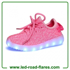 China Kids LED Shoes Manufacturer Suppliers Factory Rechargeable Led Light UP Shoes for Kids Children