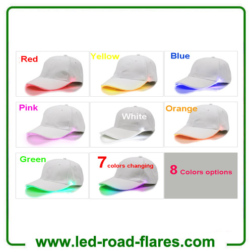 China Top Led Light Up Hats Luminous Sports Caps Led Baseball Hats Light Up Caps With 8 Colors Manufacturers Suppliers Factory