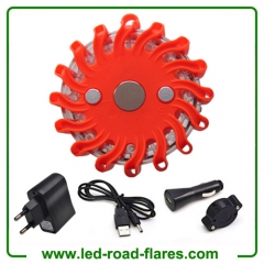 Flashing Led Roadside Flares Rechargeable Led Road Flares Kits Led Flares Kits