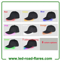 Top Led Light Up Hats Luminous Sports Caps Led Baseball Hats Light Up Caps With 8 Colors