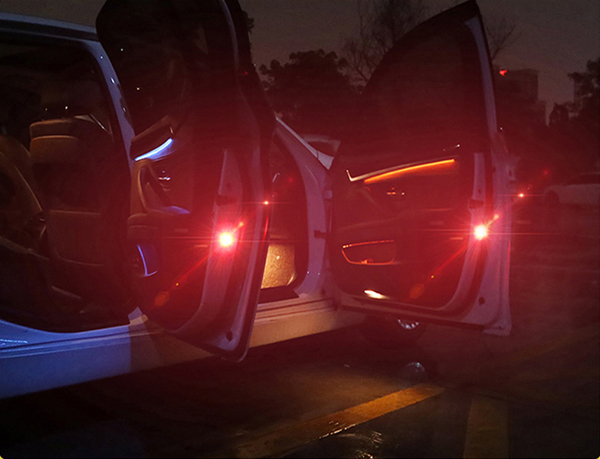 12V Led Auto Car Door Warning Light With Magnetic Wireless Led Strobe Lights