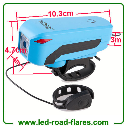 LED Speaker Bicycle Bike Lights Headlights Micro USB Rechargeable Bike Lights With High DB Horn