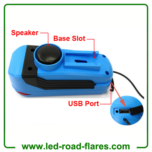 LED Speaker Bicycle Bike Lights Headlights Micro USB Rechargeable Bike Lights With High DB Horn