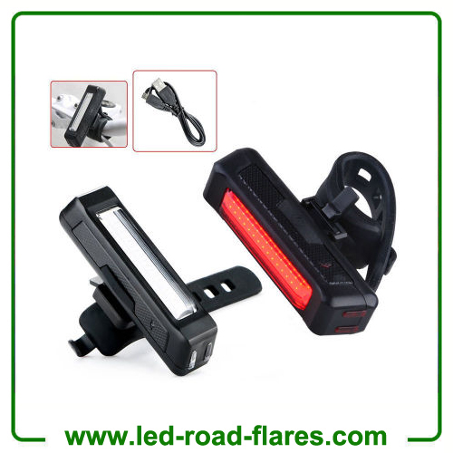 USB RECHARGEABLE LED BYCYCLE BIKE LIGHTS HEADLIGHTS