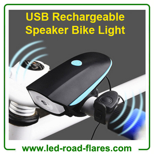 USB RECHARGEABLE LED BYCYCLE BIKE LIGHTS HEADLIGHTS