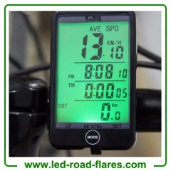 Bicycle Bike Computer Cycling Odometer Speedometer With Back Light Waterproof