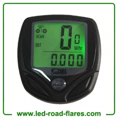 Bicycle Bike Computer Cycling Odometer Speedometer With Back Light Waterproof