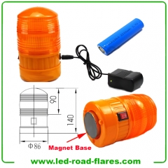 Car Rechargeable Led Beacons Vehicle Led Strobe Safety Beacons Light With Magnetic Base