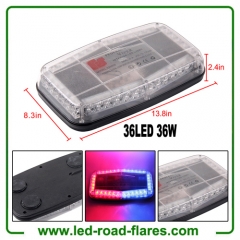 240 LED Amber/Yellow Roof Top LED Emergency Strobe Lights Mini Bar for Cars Trucks Snow Plow Vehicles Warning Caution Lights with Magnetic Base