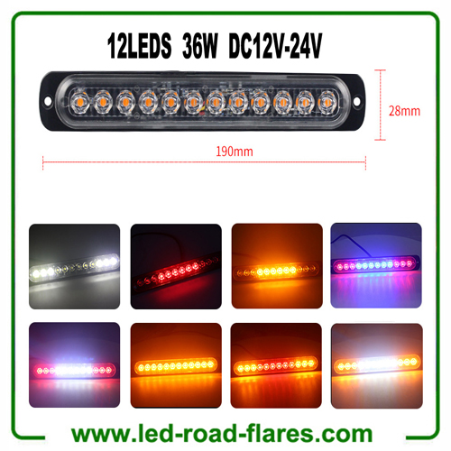 Led Light Bar 36W 18W 12W 12 Led Work Light Bar 6 Led Driving Lights Fog Offroad Lamp For Vehicles, ATV, Truck SUV