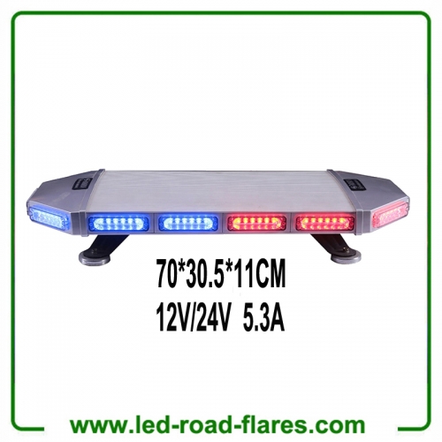 Red and Blue Strobe Beacon Led Emergency Warning Light Bar Mini Led Light Bar for Police