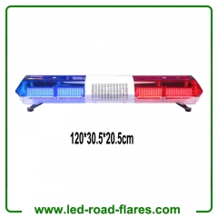 Red White Led Strobe Emergency Flashing Warning Light Bar 120cm 47 Inch Police Emergency Strobe Light Bar