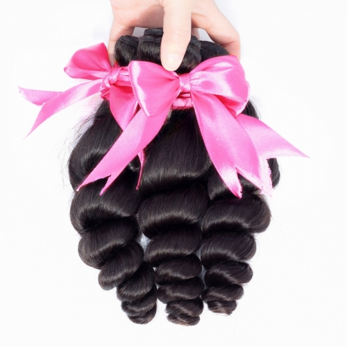 FashionPlus Hair High Quality Loose Wave Weave 3 Bundles Human Hair Bundles Deal