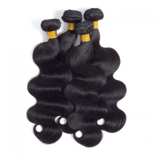 FashionPlus 4 Bundles Virgin Malaysian Hair Weave Bundles Body Wave malaysian hair extensions