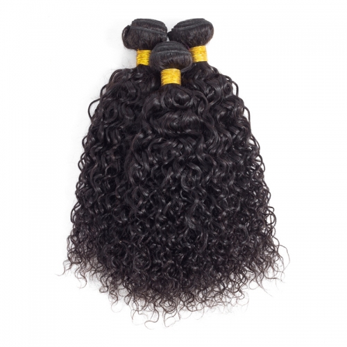 FashionPlus Virgin Brazilian Curly Human  Hair Weaving 3pcs/Pack