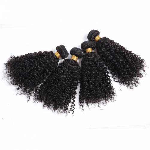 Fashion Plus Virgin Peruvian Kinky Curly Hair 4 Bundles Kinky Curls Hot Sale Curly Hairstyles